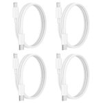 USB C to Lightning Cable 4Pack 3FT Type C Charger Fast Charging Cord Compatible for Apple iPhone 14/14 Pro/14Pro Max/13/13 Pro/12/12 Pro/11/11 Pro/XR/XS/X/8/8 Plus/iPad MFi Certified