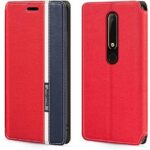 for Nokia 6.1 Case, Fashion Multicolor Magnetic Closure Leather Flip Case Cover with Card Holder for Nokia 6 2018 (5.5”)