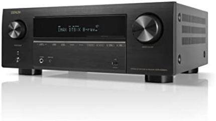 Denon AVR-X3800H 9.4-Ch Receiver - 8K UHD Home Theater AVR (105W X 9) Built-in Bluetooth, Wi-Fi & HEOS Multi-Room Streaming, Dolby Atmos, DTS:X Pro, IMAX Enhanced & Auro 3D