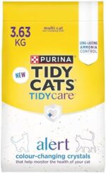 Tidy Cats Tidy Care Alert Cat Litter, Non-Clumping Silica Crystals - 3.63 kg Bag