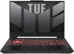 ASUS TUF Gaming A15 (2024) Gaming Laptop, 15.6” FHD 144Hz, 100% SRGB Display, GeForce RTX 4060, AMD Ryzen 9 8945H, 16GB DDR5, 512GB PCIe SSD, Wi-Fi 6, Windows 11, FA507UV-AS91-CA