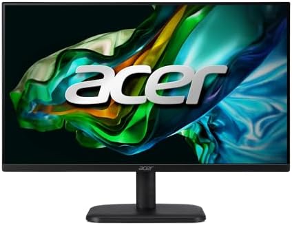 Acer EK271 Gbi 27-in IPS FHD 1920 x 1080 120Hz 1ms Frameless Office Gaming Monitor with Ergonomic Tilt 1 x HDMI & 1 x VGA (HDMI Cable Included)