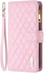 BEENTRYS Leather Wallet Case for Oppo A72 / A52 / A92,Wristlet Strap Luxury Folio Kickstand Card Holder Slots Magnetic Closure TPU PU Shockproof Flip Cover for Oppo A72 / A52 / A92-Pink