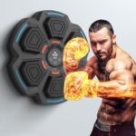 Fitmount Music Boxing Machine for Adults, Wall Mounted Boxing Punching Pad, Musical Boxing Trainer Workout Machine, Boxeo En Casa, Maquina De Boxeo Musical Pared, Smart Electronic Beat Boxing Game