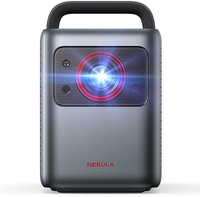 NEBULA by Anker Cosmos Laser 4K Projector, 2200 ANSI Lumens, Android TV 10.0 with Dongle, Autofocus, Auto Keystone Correction, Screen Fit, Home Theater Projector with Wi-Fi & Bluetooth