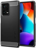 Spigen Rugged Armor Designed for Xiaomi Redmi Note 12 Pro+ Case - Matte Black